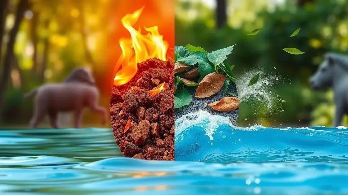 diferenças entre signos de fogo, terra, ar e água