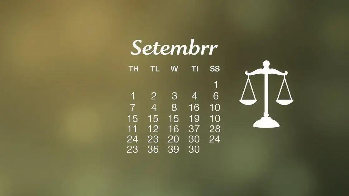 qual signo é do mês de setembro: descubra os signos e suas características